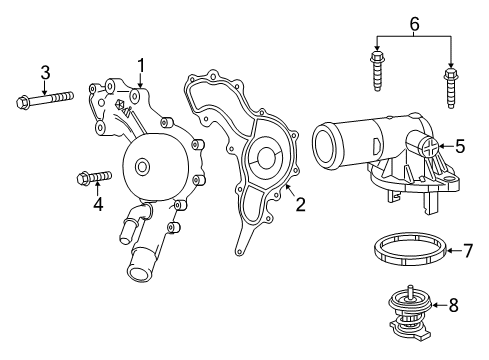 2023 Dodge Charger Water Pump Diagram 1