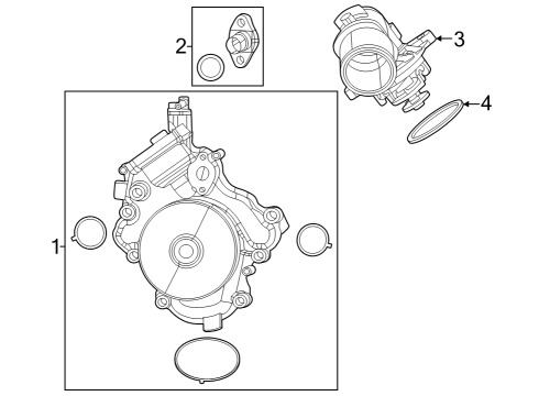 2023 Jeep Gladiator Water Pump Diagram 1