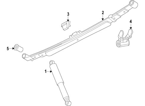 2022 Ram 2500 Ride Control - Rear Diagram