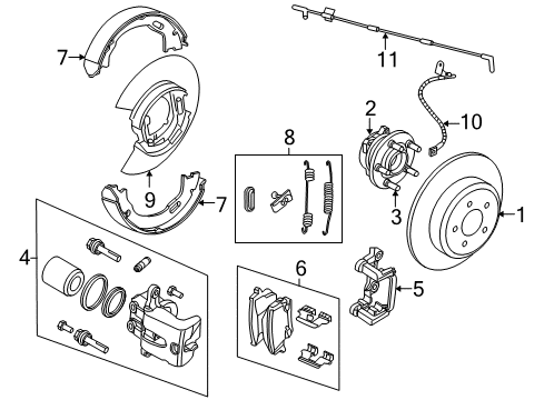 2023 Dodge Challenger Rear Brakes Diagram 2