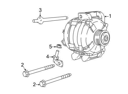 2022 Dodge Durango Alternator Diagram 4