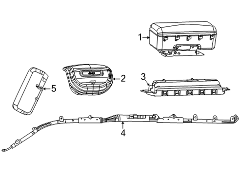 2023 Jeep Grand Wagoneer L ACCELERATION Diagram for 68430040AA