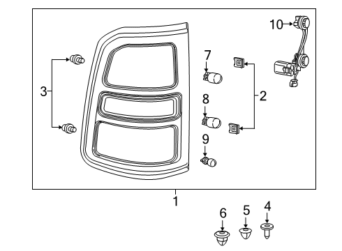 2022 Ram 1500 Bulbs Diagram 6