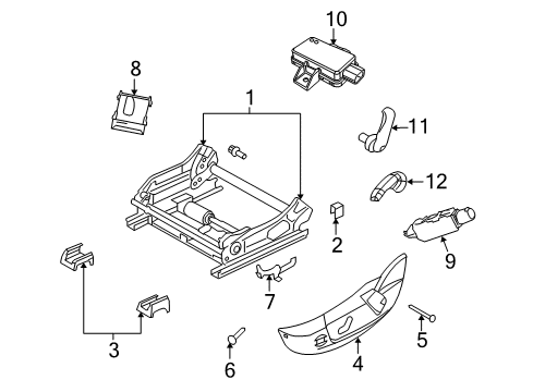 2009 Dodge Challenger SWITCH-MEMORY SELECTOR Diagram for 68442836AA