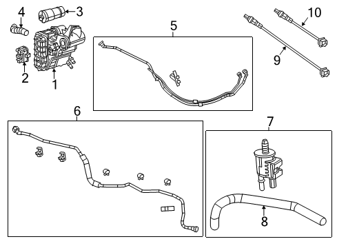 2022 Jeep Cherokee Emission Components Diagram 3