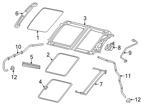 2023 Dodge Charger Sunroof Diagram