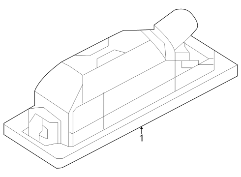 2024 Dodge Hornet License Lamps Diagram