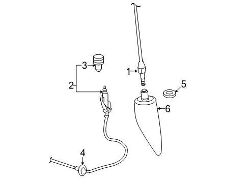 2022 Ram 1500 Classic Antenna & Radio Diagram 1