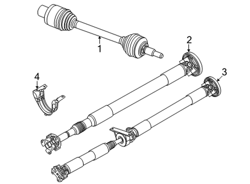 2023 Jeep Grand Wagoneer L Drive Axles - Rear Diagram