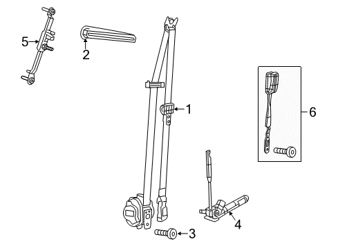 2022 Jeep Cherokee Front Seat Belts Diagram