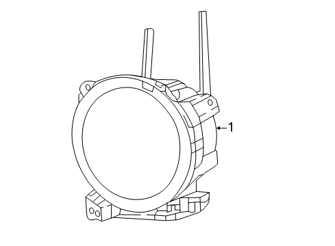 2024 Jeep Wrangler Headlamp Diagram for 68596461AA