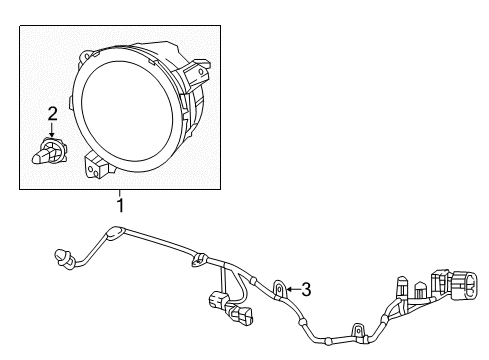 2022 Jeep Wrangler Composite Assembly Diagram for 55112878AG