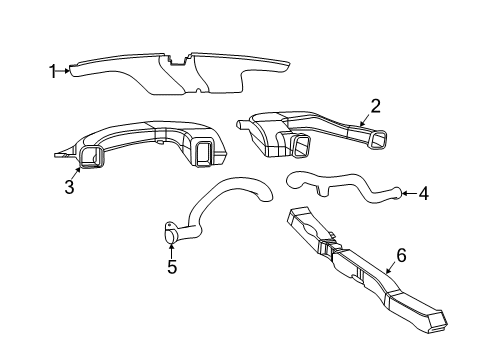 2023 Dodge Charger Ducts Diagram