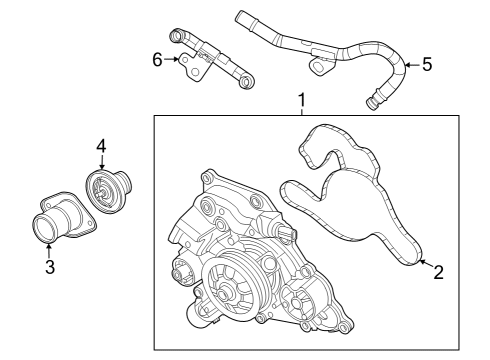 2022 Jeep Grand Cherokee Water Pump Diagram 4