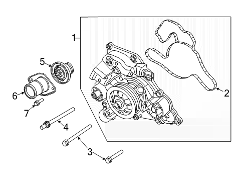 2023 Dodge Challenger Water Pump Diagram 2