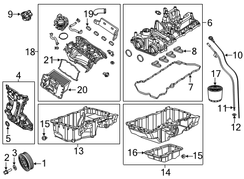 2021 Jeep Cherokee Engine Oil Diagram for 68259076AD