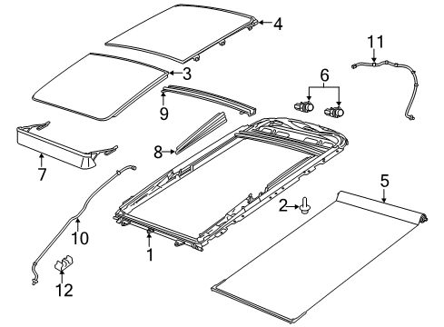 2023 Jeep Cherokee Sunroof Diagram