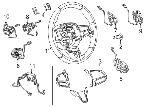 Wheel-Steering Diagram for 6VE03MTLAA