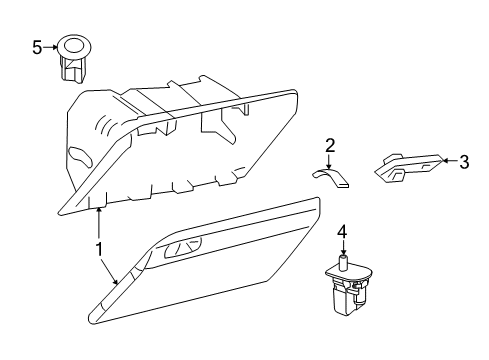 2023 Dodge Charger Glove Box Diagram