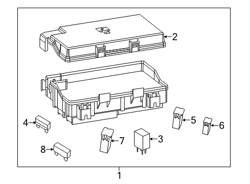 2023 Ram 1500 Classic INTELLIGENT POWER Diagram for 68580831AA