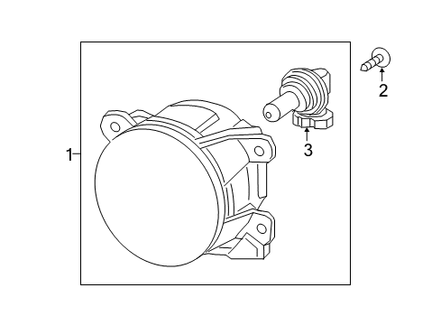 2022 Ram ProMaster City Bulbs Diagram 1