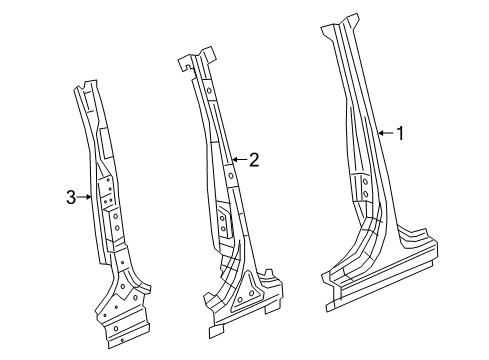 2023 Jeep Wrangler Center Pillar Diagram