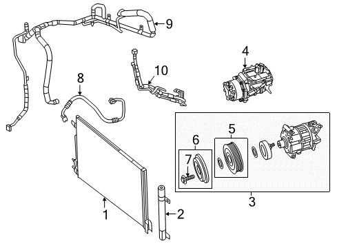 2022 Chrysler Pacifica Air Conditioner Diagram 1