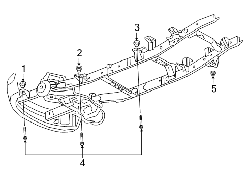 2022 Ram 3500 Frame & Components Diagram 4