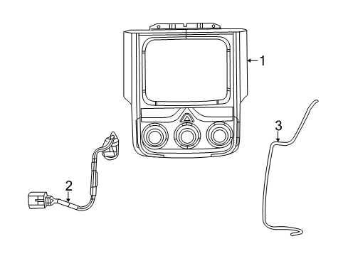 2022 Ram 1500 Classic Parking Aid Diagram 2