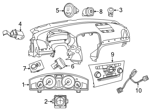 Lamp-Courtesy Diagram for 5108285AB