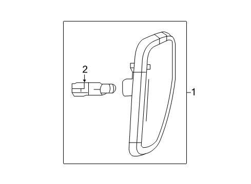 2021 Jeep Renegade Side Marker Lamps Diagram