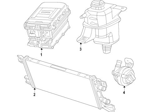 2022 Jeep Wrangler Battery, Cooling System Diagram 1