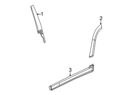 2022 Jeep Grand Cherokee L Molding-SILL Cover Diagram for 6XN75GXHAB