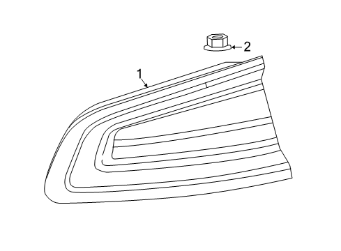 2023 Dodge Charger Tail Lamps Diagram