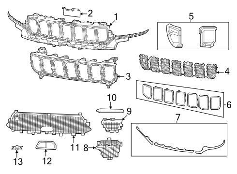 2023 Jeep Grand Cherokee FASCIA-FOG LAMP Diagram for 68472210AB