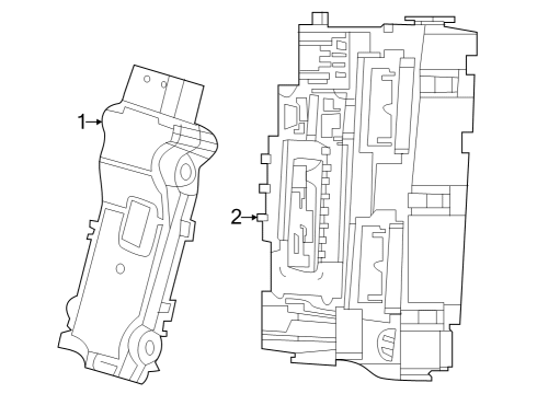 2024 Dodge Hornet MODULE-BODY CONTROLLER Diagram for 68613456AA