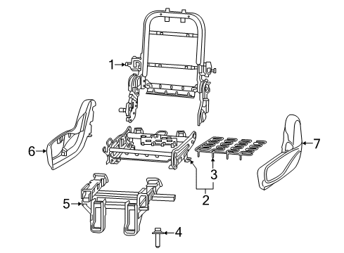 2021 Chrysler Voyager Tracks & Components Diagram 4