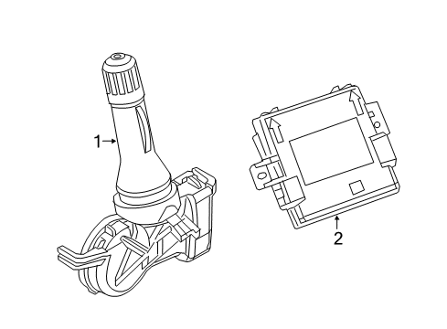 2022 Jeep Renegade Tire Pressure Monitoring Diagram