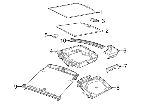 2023 Jeep Grand Cherokee Latch Release Diagram for 6SB59TX7AB