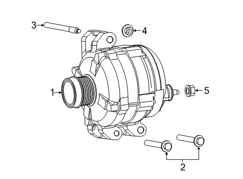 2022 Ram 1500 Classic Alternator Diagram 1