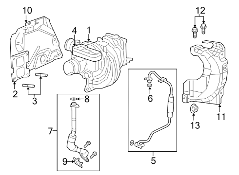 2022 Jeep Grand Cherokee SHIELD-HEAT Diagram for 68416608AC