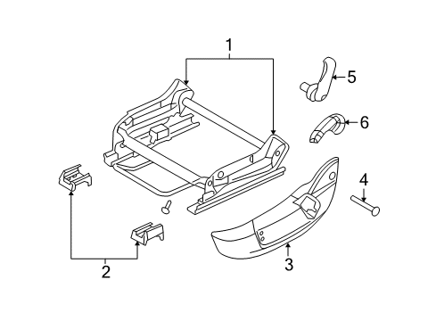 2023 Dodge Challenger Tracks & Components Diagram 2