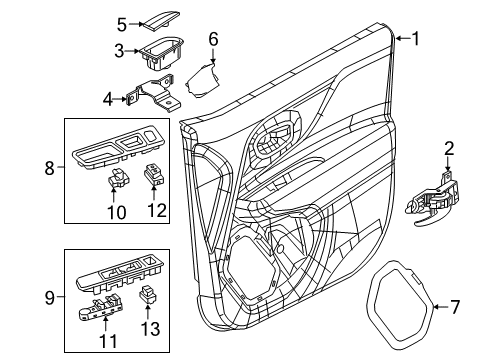 2022 Jeep Renegade Front Door Diagram 2