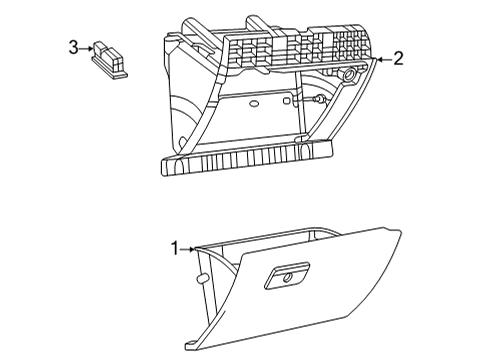 2022 Dodge Durango Glove Box Diagram