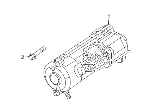 2023 Ram 2500 Starter Diagram 2