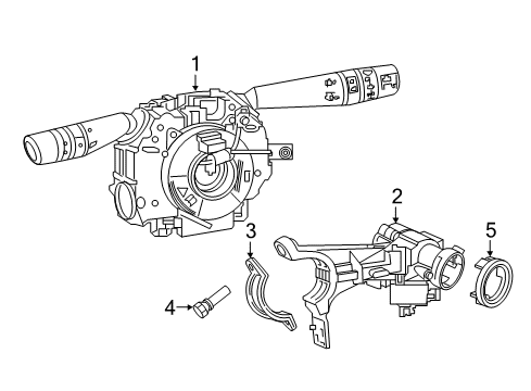 2016 Ram ProMaster City Switch-Ignition Diagram for 68530111AA