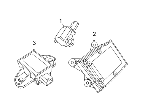 2022 Chrysler Pacifica Air Bag Components Diagram 2