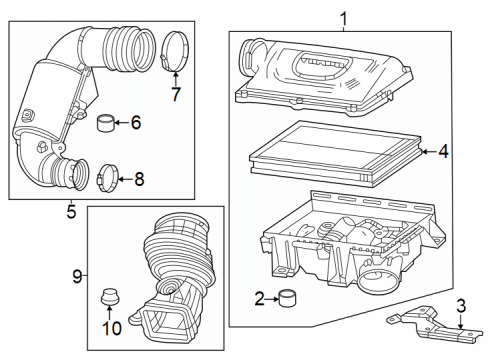 2023 Dodge Hornet Air Intake Diagram