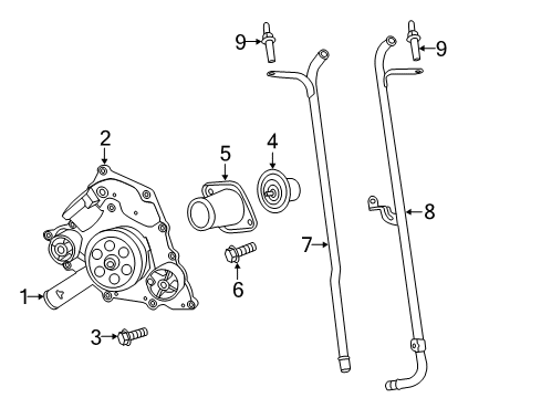 2023 Chrysler 300 Water Pump Diagram 3