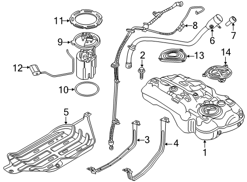 2019 Jeep Renegade TANK-FUEL Diagram for 68439221AB